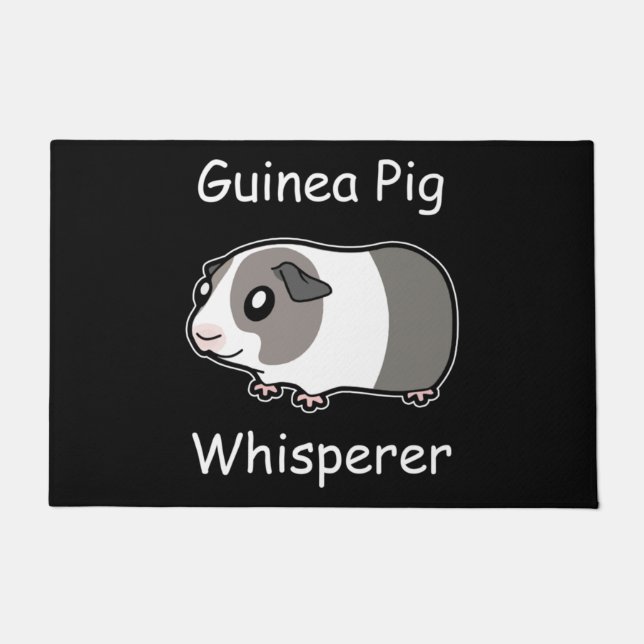 Guinea Pig Whisperer Fußmatte (Vorderseite)