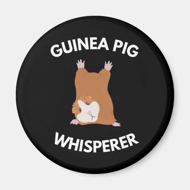Guinea Pig Whisperer Magnet (Vorne)