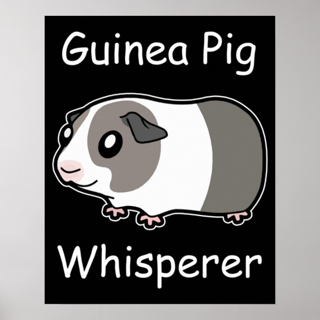 Guinea Pig Whisperer Poster (Vorne)