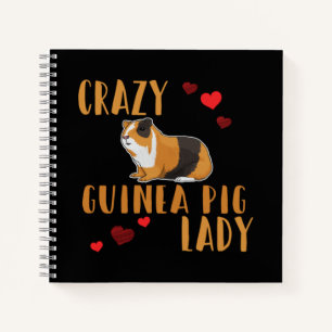 Guinea Pig Womens Crazy Guinea Pig Lady Notizbuch