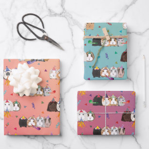 Guinea Pig Wrapping Paper Geschenkpapier Set
