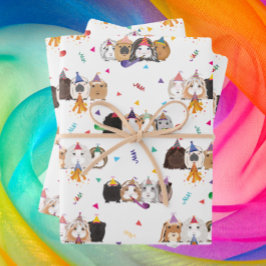 Guinea Pig Wrapping Paper Geschenkpapier Set