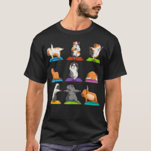 Guinea Pig Yoga Position Workout Geschenk Premium T-Shirt