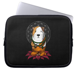 Guinea Pig Yoga Zen Meditation Cavy Pet Buddha Laptopschutzhülle