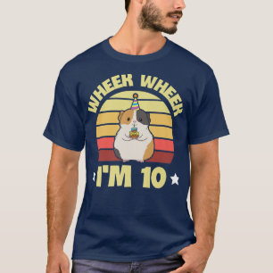 Guinea Pig Zitat für Ihre 10-jährige Guinea Daugh T-Shirt