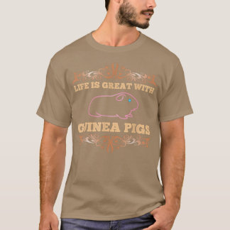 Guinea Pigs Animal Lover Guinea Pig Owner Design I T-Shirt