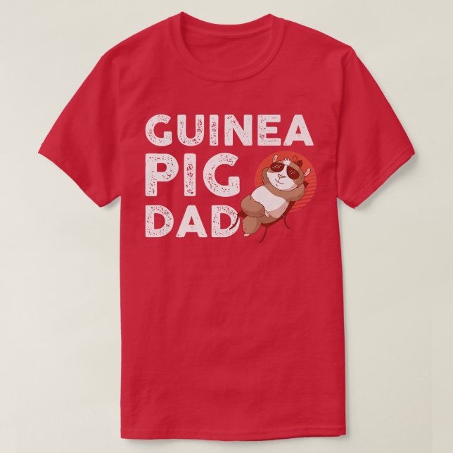 Guinea Pigs Dad Premium T-Shirt (Design vorne)