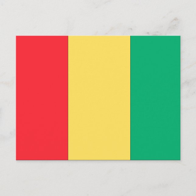 Guinea Postkarte (Vorderseite)