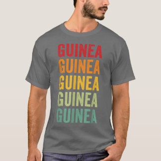 Guinea Rainbow Tet Design, Guinea Country T-Shirt