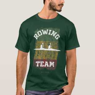 Guinea Rowing Team Oarswoman Rower Girl Rowing675 T-Shirt