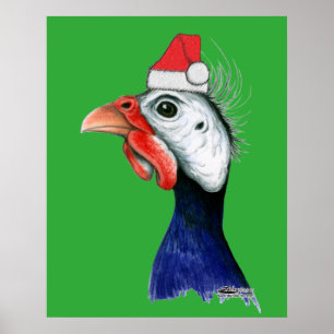 Guinea Santa Claus Poster