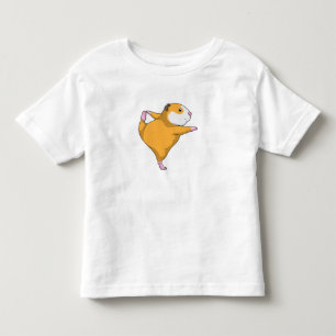 Guinea Schwein bei Yoga Kleinkind T-shirt