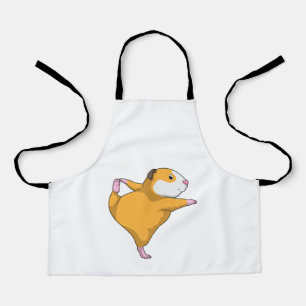 Guinea Schwein bei Yoga Schürze