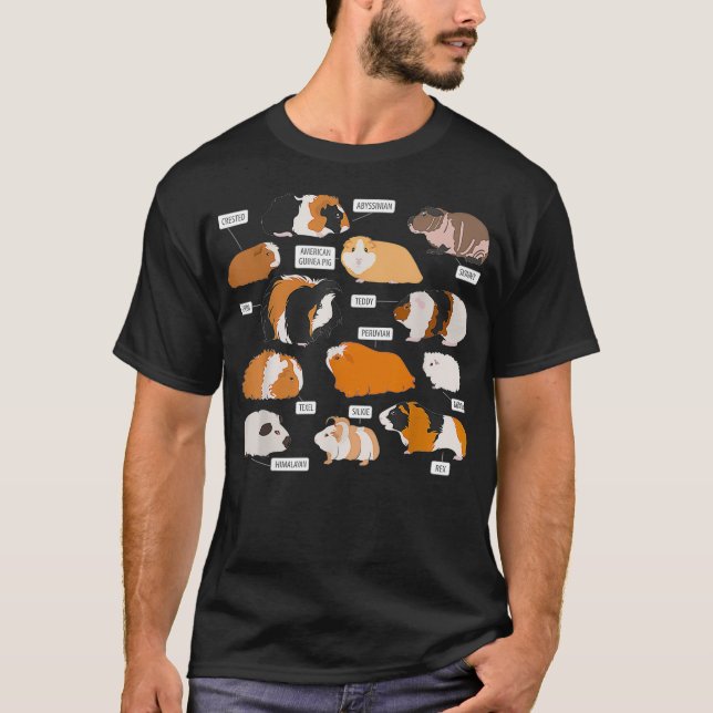 Guinea Schwein brütet Kostümzubehör T-Shirt (Vorderseite)