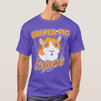 Guinea Schwein Experte Niedlich Lover Pet Animal T-Shirt