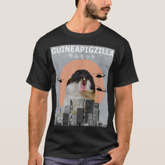 Guinea Schwein Guinepigzilla Funny Guinea Schweine T-Shirt