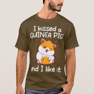 Guinea Schwein ich küsste eine Guinea Schwein und T-Shirt