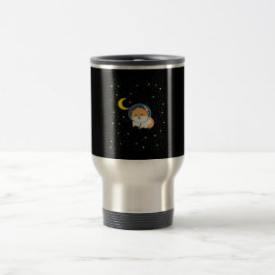 Guinea Schwein im Weltraum Niedliche Astronomie Reisebecher
