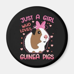Guinea Schwein Nur ein Mädchen, das Guinea Liebe S Magnet