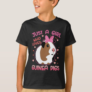 Guinea Schwein Nur ein Mädchen, das Guinea Liebe S T-Shirt