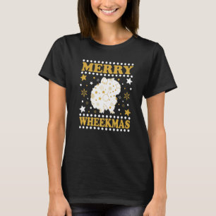 Guinea Schweine frohe Wheekmas Weihnachten Schwere T-Shirt