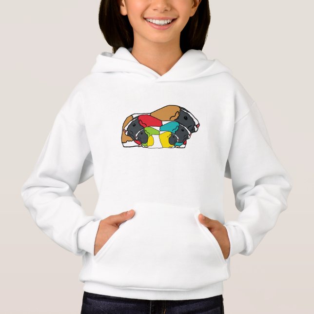 Guinea Schweine Hoodie (Vorderseite)