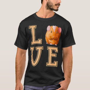 Guinea Schweine I Liebe Niedlich Furry Animal Love T-Shirt