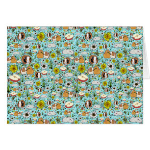 Guinea Schweine in blau