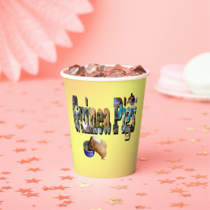 Guinea Schweine ist das Wort, Papier Party Cups Pappbecher