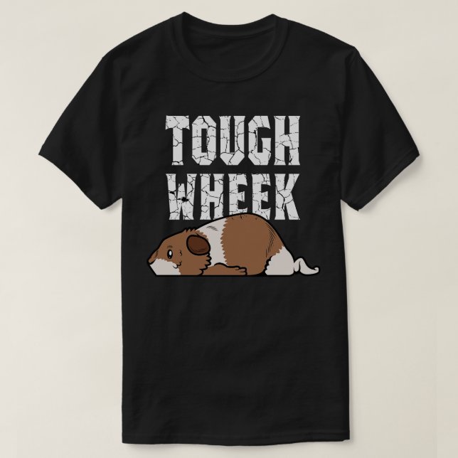 Guinea Schweine kräftig Rauch Niedliche Guinea Sch T-Shirt (Design vorne)