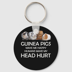 Guinea Schweine machen mich glücklich, Menschen t Schlüsselanhänger