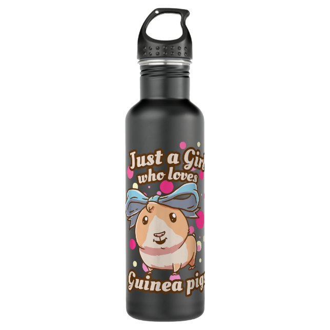 Guinea schweine nur ein Mädchen, das Geschenke Lie Edelstahlflasche (Vorderseite)