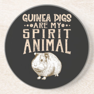 Guinea Schweine sind mein Geist Tier Getränkeuntersetzer