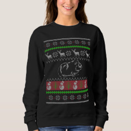 Guinea Schweine Ulgy Weihnachten Sweatshirt