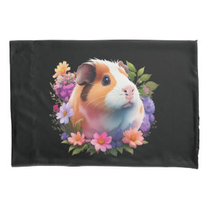 Guinea Schweine und Blume Kissenbezug