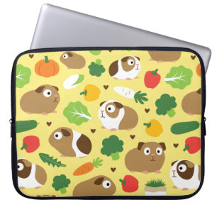 Guinea Schweine und ihre Leckereien Laptopschutzhülle
