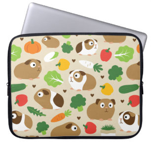 Guinea Schweine und ihre Leckereien Laptopschutzhülle