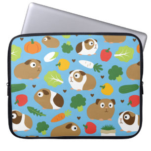 Guinea Schweine und ihre Leckereien Laptopschutzhülle