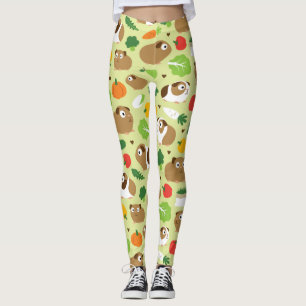 Guinea Schweine und ihre Leckereien Leggings
