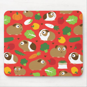 Guinea Schweine und ihre Leckereien Mousepad