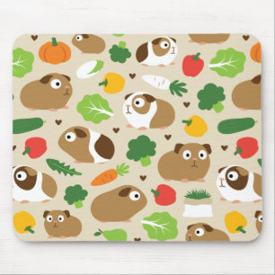 Guinea Schweine und ihre Leckereien Mousepad