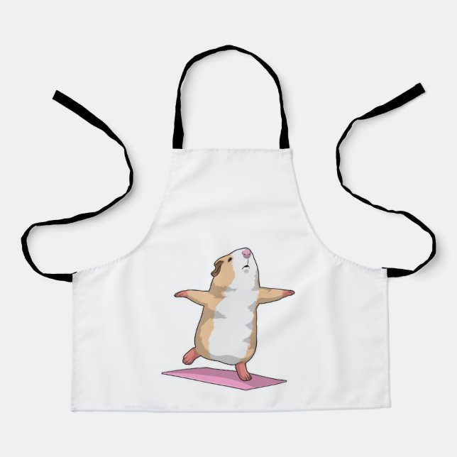 Guinea Schweine Yoga Medizin Fitness Schürze (Vorderseite)