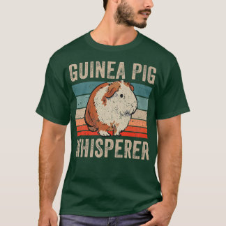 Guinea SchweinebWhispere Lover Niedliche Tierprämi T-Shirt