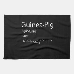 Guinea SchweineDefinition - Bestes Tier für Kinder Geschirrtuch