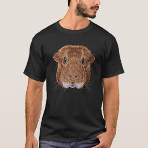 Guinea Schweinefleisch Face Cavy Domestic Furestic T-Shirt