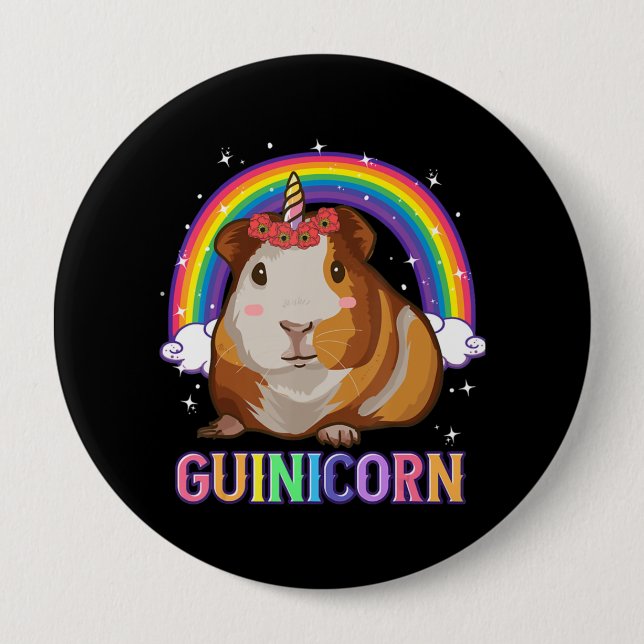 Guinea Schweinefleisch für Mädchen Guinea Schweine Button (Vorderseite)
