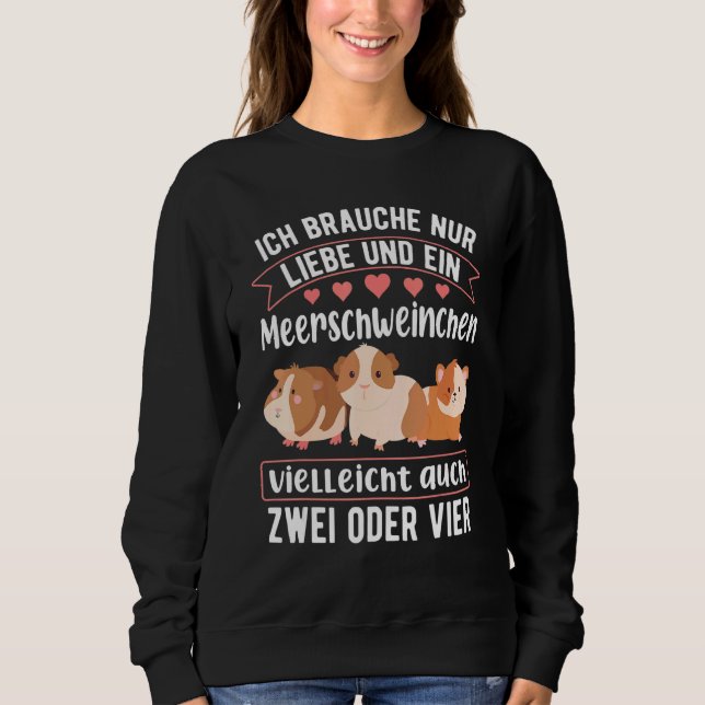 Guinea Schweinefleisch Guinea Schweinefleisch Spri Sweatshirt (Vorderseite)