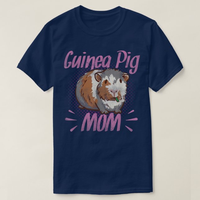 Guinea Schweinefleisch Mama 2223 T-Shirt (Design vorne)