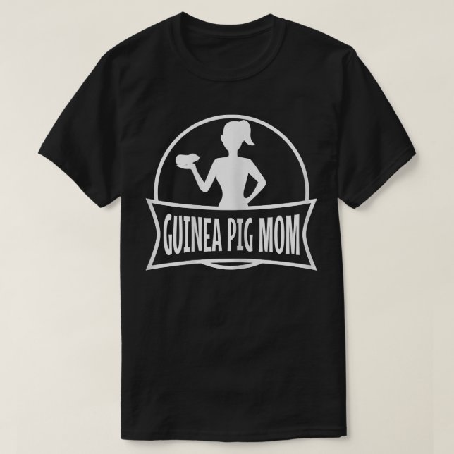 Guinea Schweinefleisch Mama 2235 T-Shirt (Design vorne)
