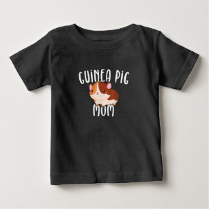 Guinea Schweinefleisch Mama Guinea Schweinefieber Baby T-shirt